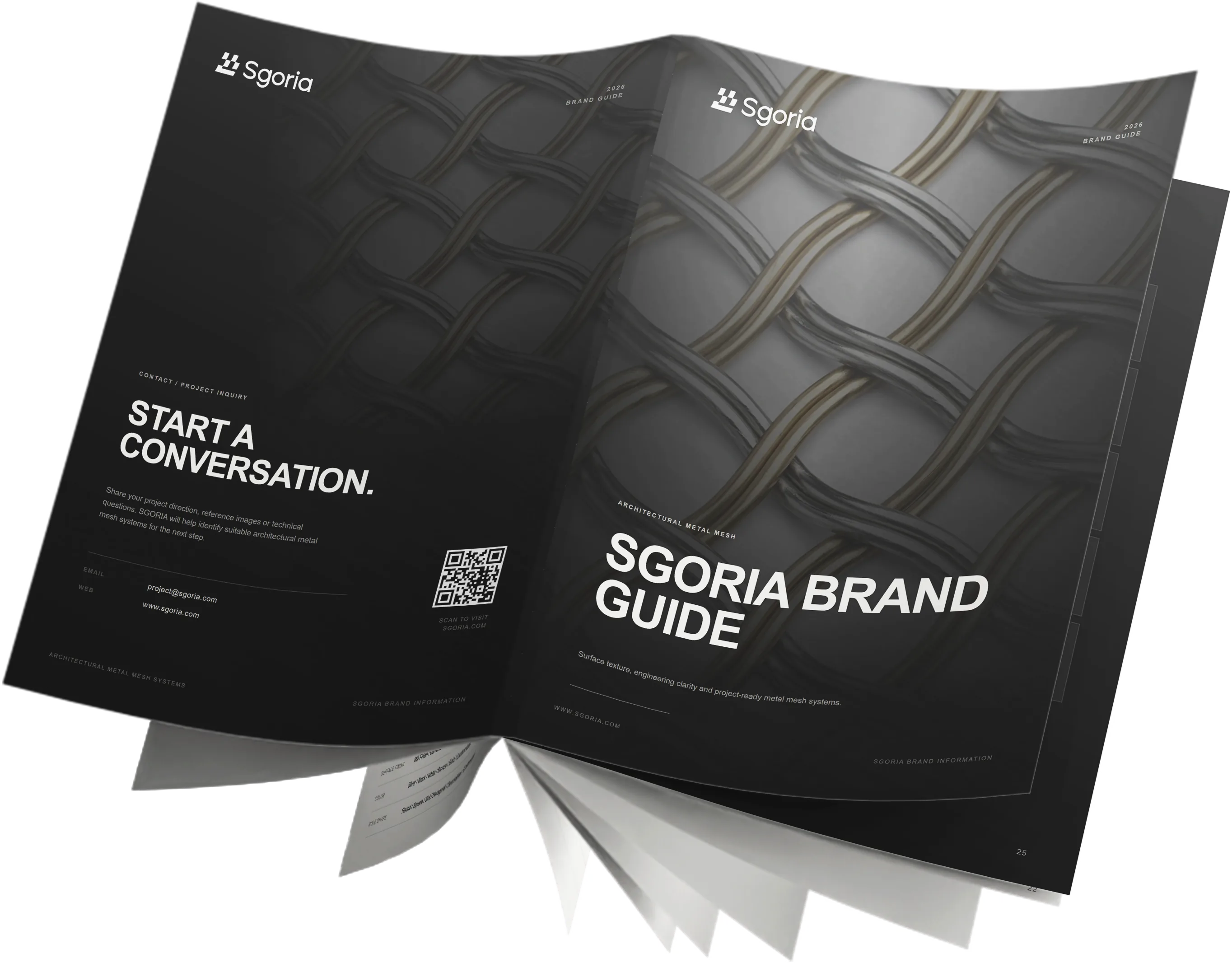SGORIA brand guide and project support